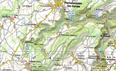 Plan détail pour embarquement P1+ navette